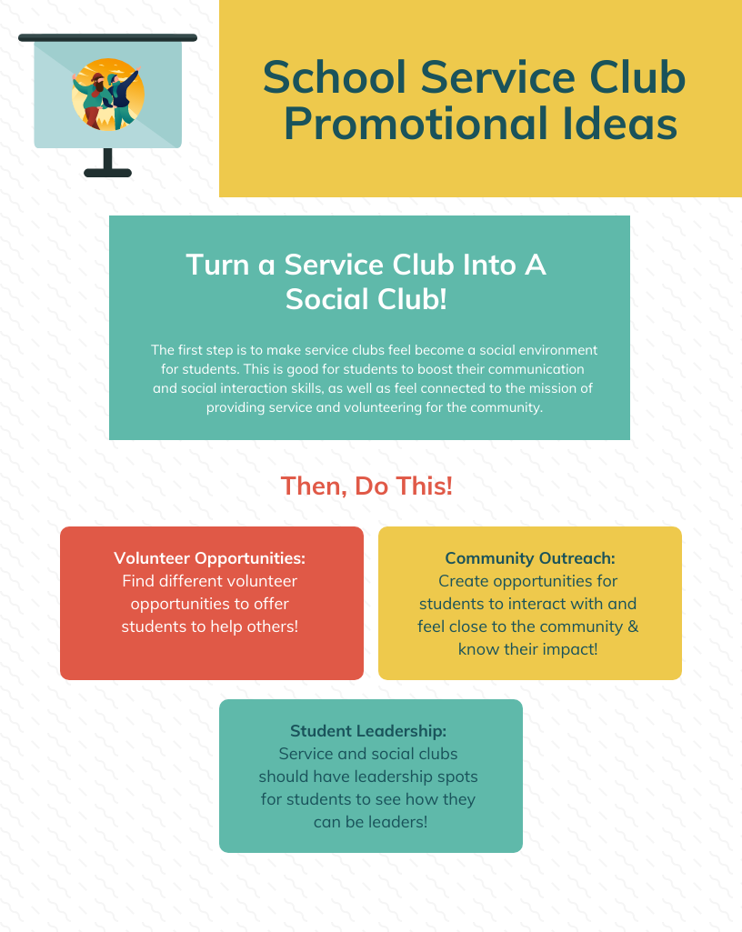 School Social Club Volunteer Ideas Great For Key Club Beta Club